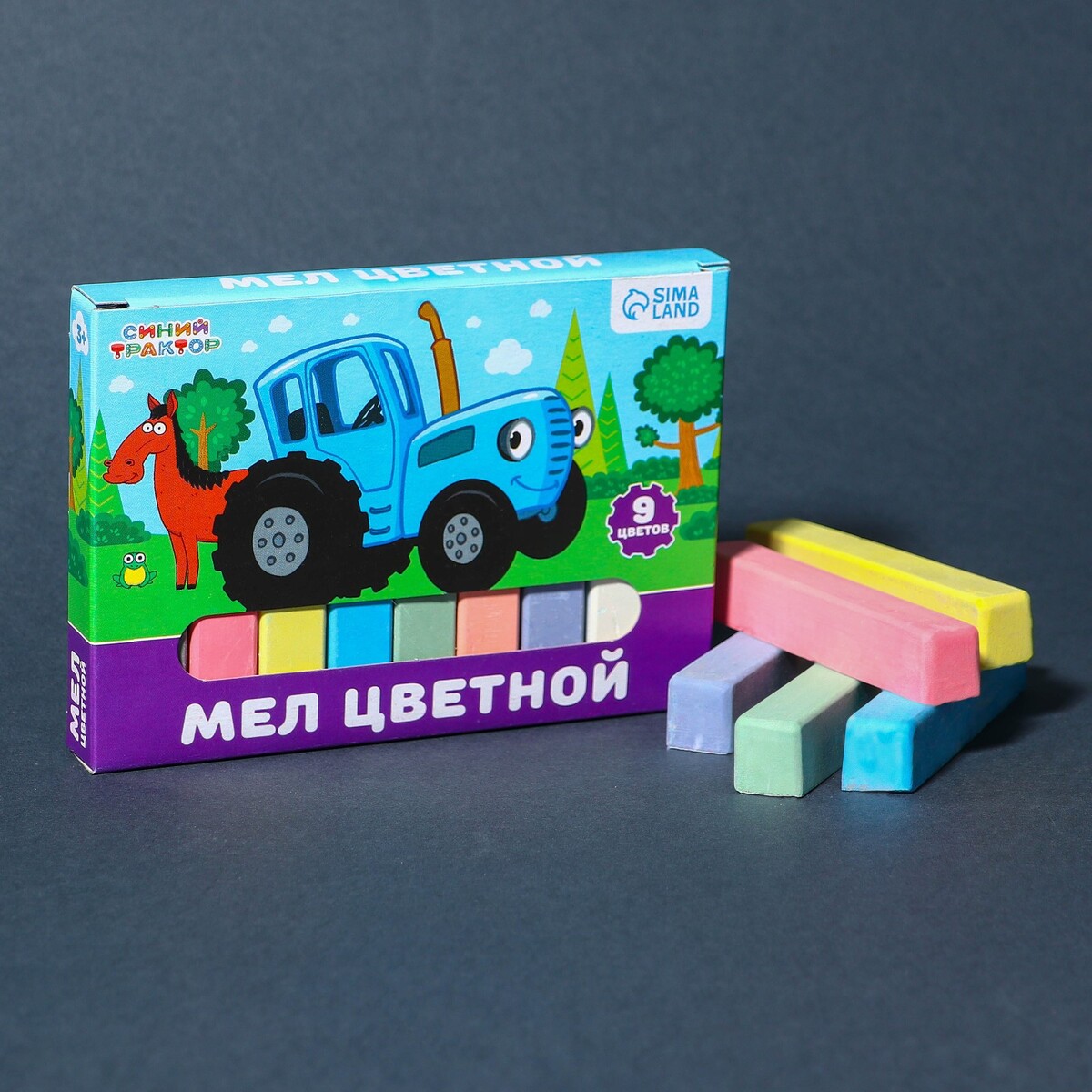 

Мелки цветные школьные 9шт