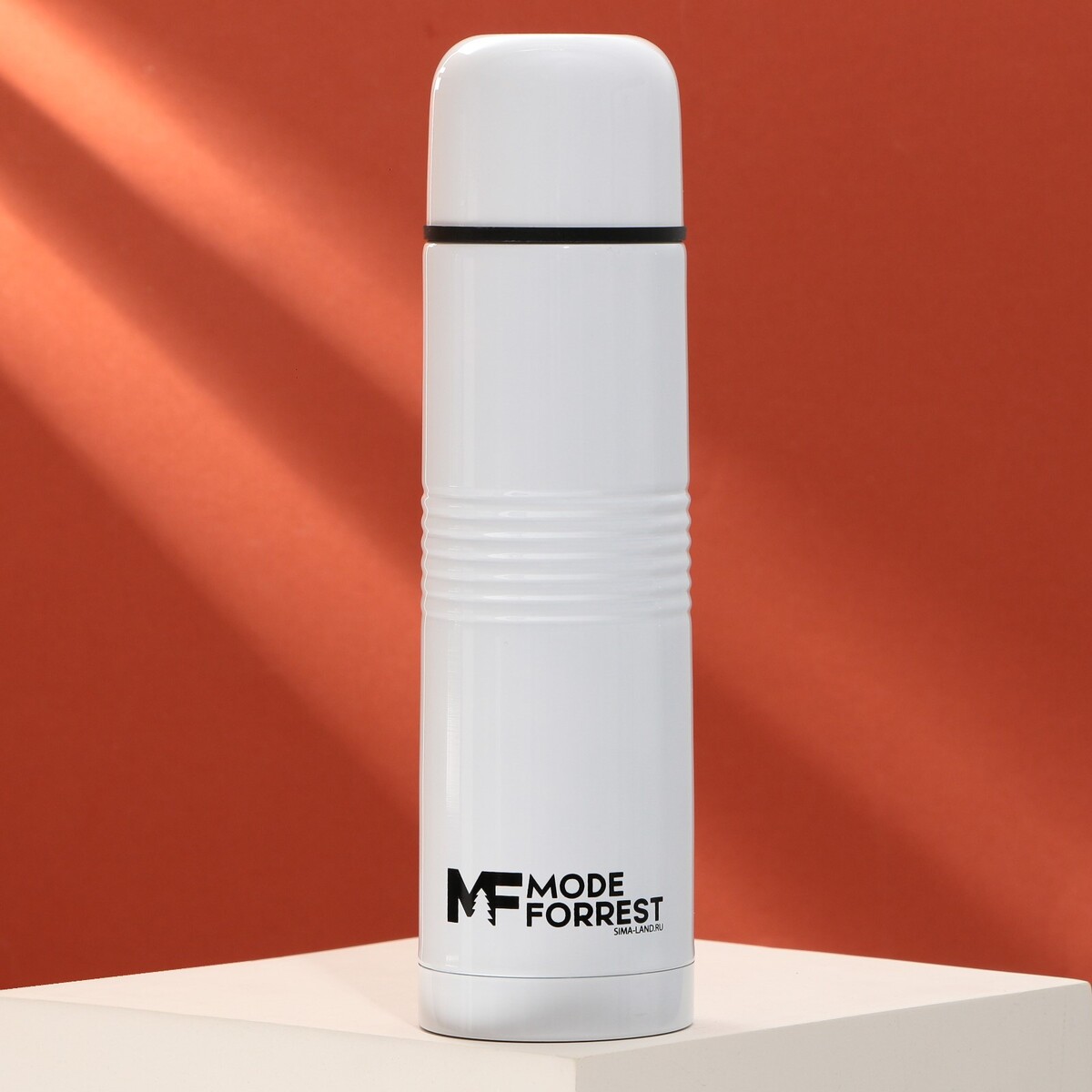 Термос mode forrest, рельефный, 500 мл, белый, сохраняет тепло 10-12 ч этажерка для микроволновой печи 56×38×35 5 см белый