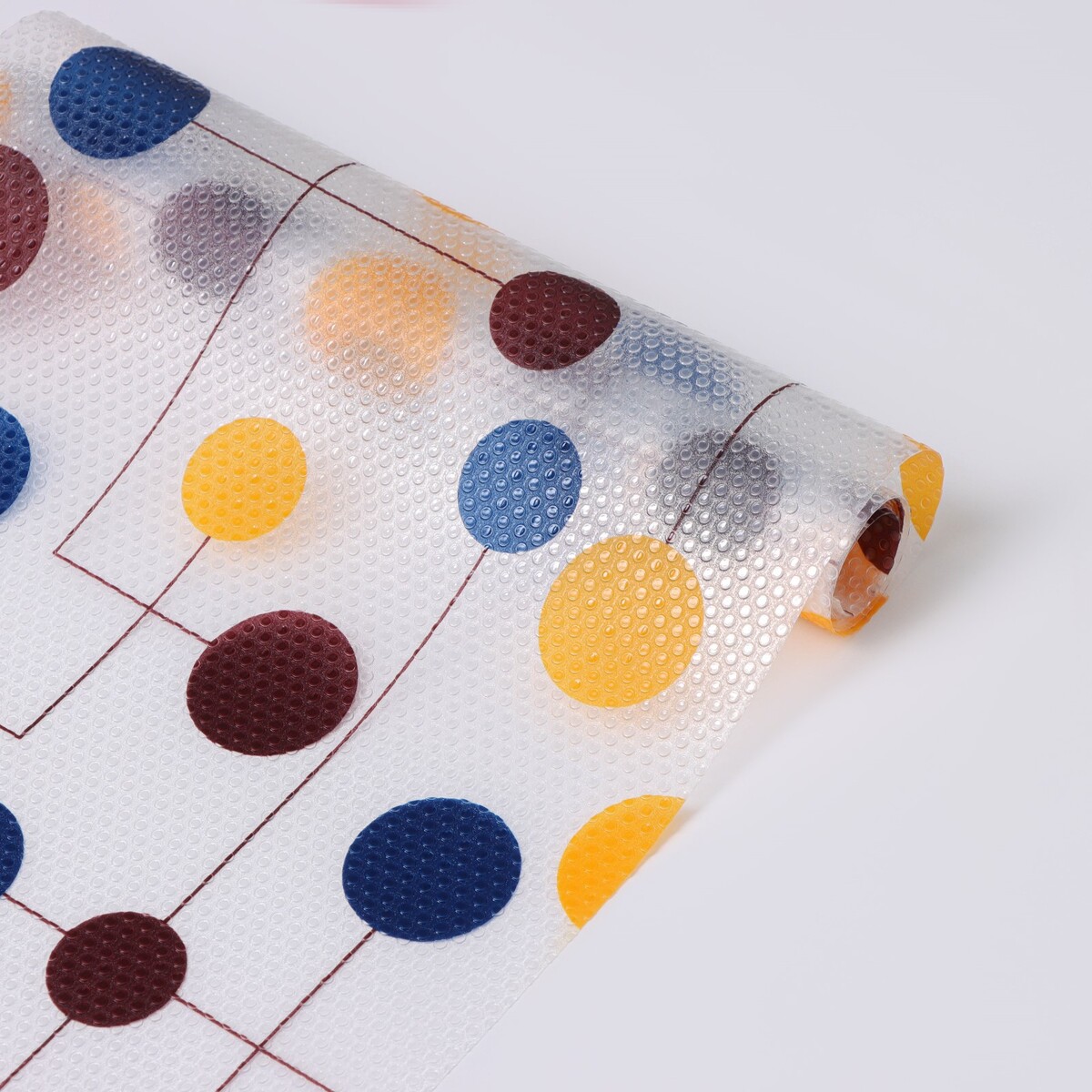 Коврик противоскользящий доляна color, 30×150 см коврик для стола mushie