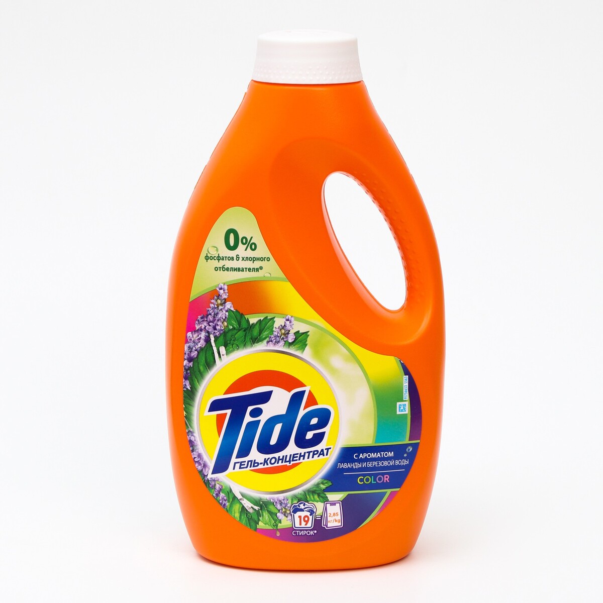 

Гель для стирки tide color, с ароматом лаванды и березовой воды, 1.235 л