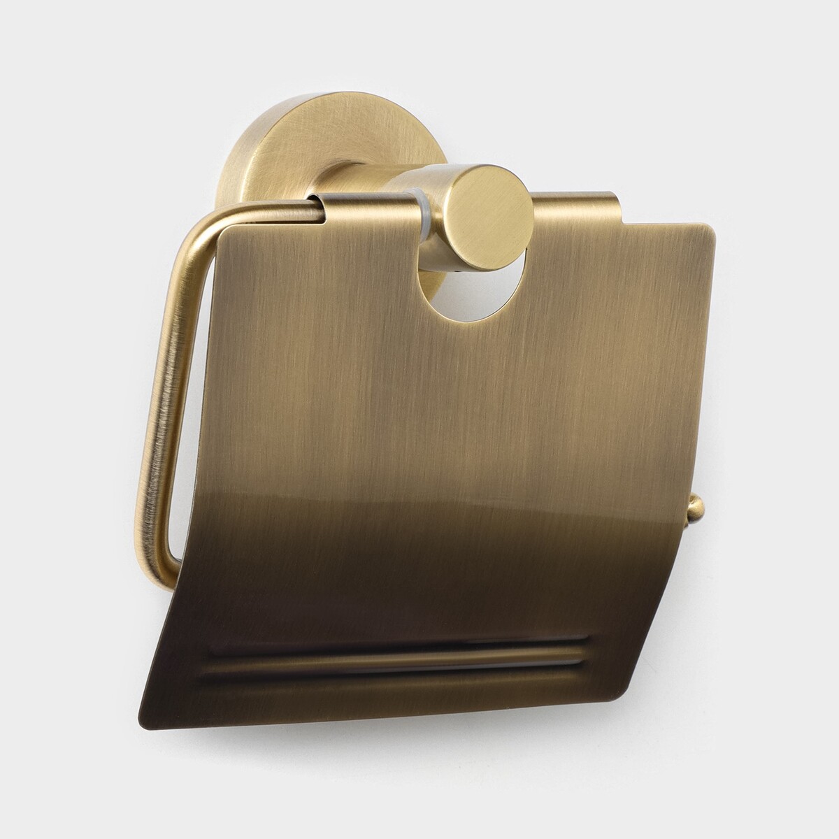 Держатель для туалетной бумаги с крышкой штольц stölz bacic, серия bronze держатель для туалетной бумаги штольц stölz 16 2×2 5×9 5 см нержавеющая сталь