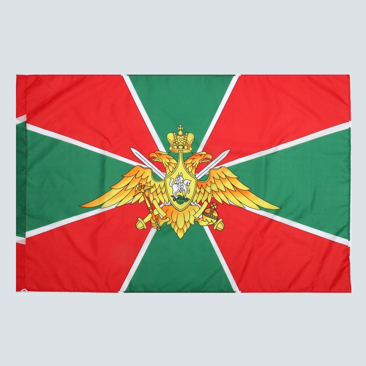 Флаг пограничные войска, 90 х 135 см, полиэфирный шелк, без древка флаг города челябинска 90 х 135 см полиэфирный шелк без древка