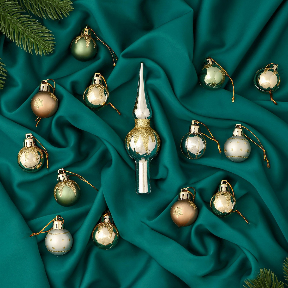 

Ёлочные игрушки, Золотистый