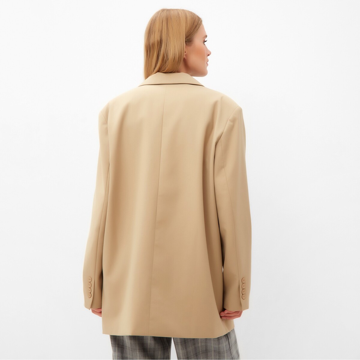 Пиджак MINAKU, размер 42, цвет бежевый 05587086 - фото 5