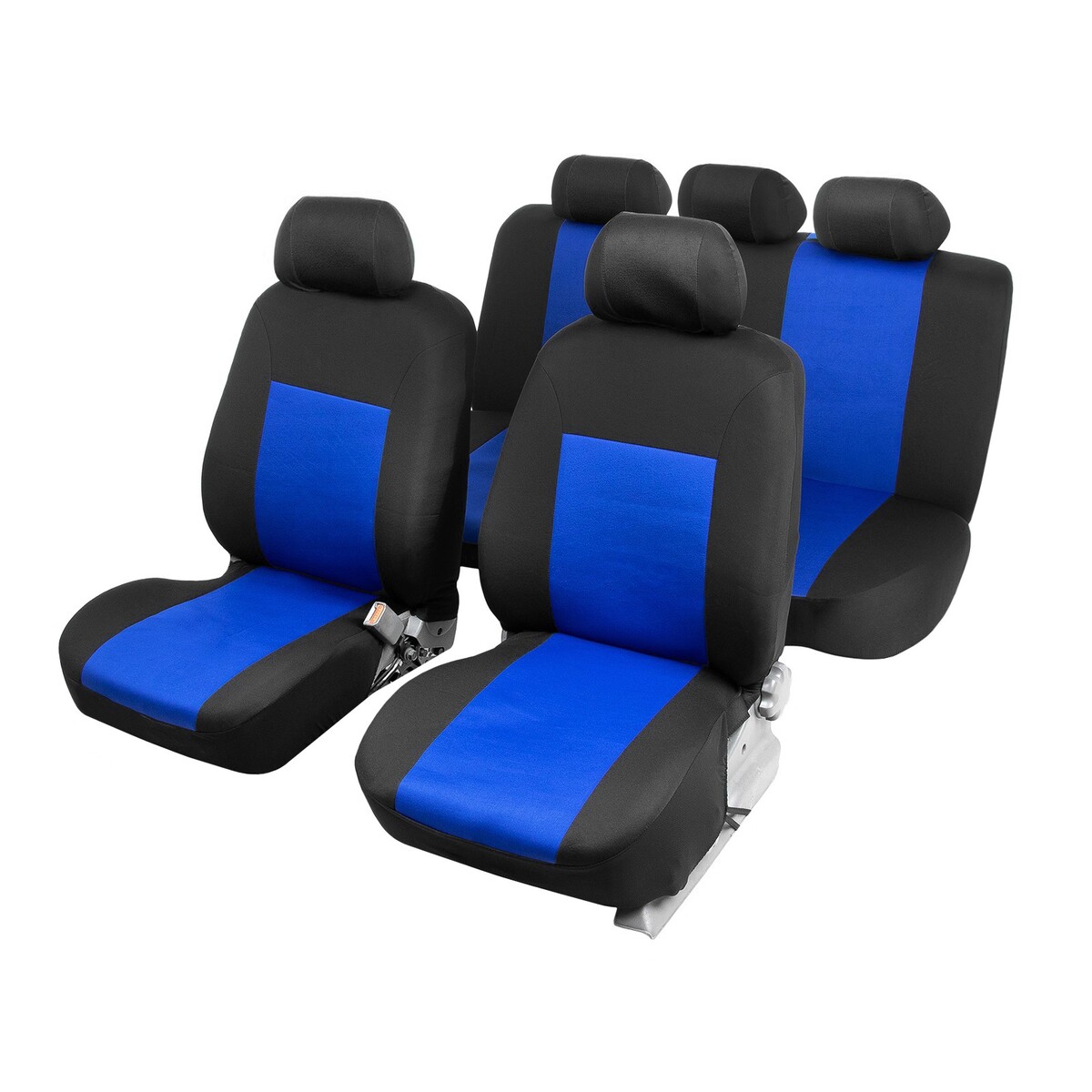 Чехлы на сиденья в автомобиль torso premium, 11 предметов, синий чехлы для renault arkana лима 12 предметов спинка 1 3 экокожа accs l 74