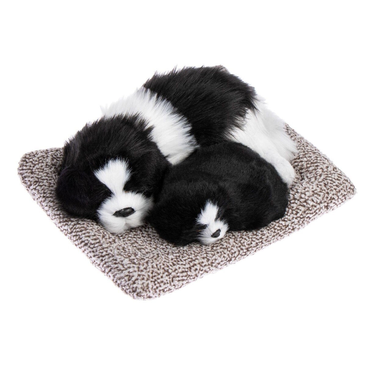 Игрушка на панель авто, собаки на подушке, бело-черный окрас игрушка на панель авто собаки на подушке бело окрас