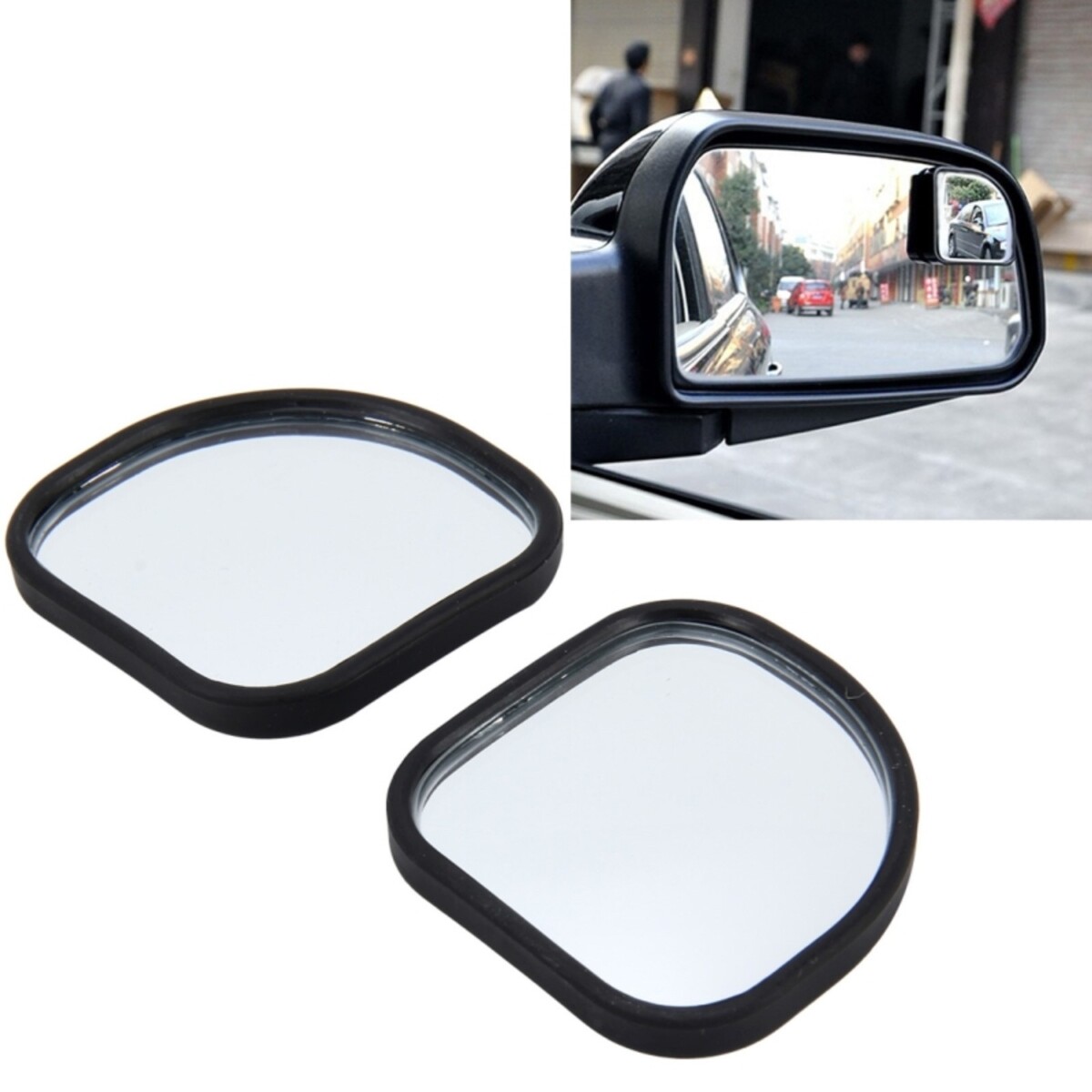 Зеркало заднего вида, 4,5×4,5 см, набор 2 шт парктроник parkmaster 32 4 а silver для заднего бампера