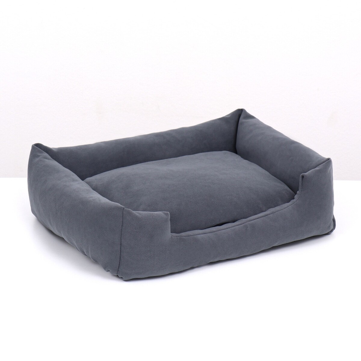 Лежанка-диван, 45 х 35 х 11 см, серая лежанка диван 45 х 35 х 11 см фиолетовая
