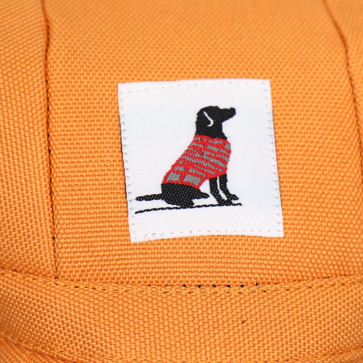 фото Кепка для собак, s (22-34 см), оранжевая no brand