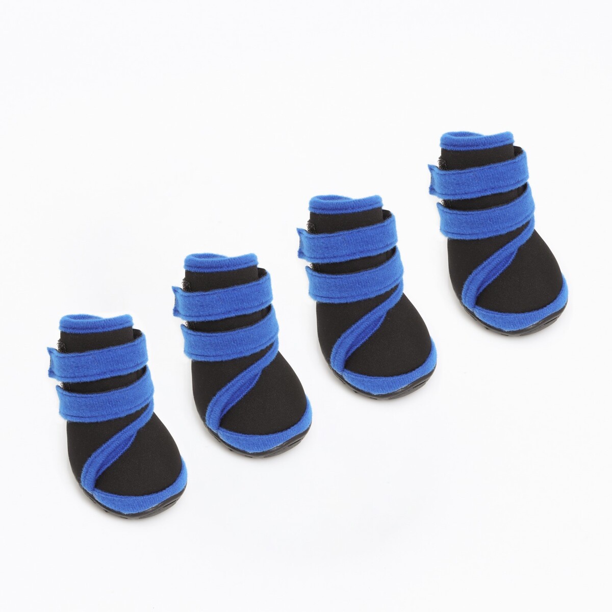 Ботинки высокие для больших собак, набор 4 шт, размер xs (подошва 7 х 5,1 см), черно-синие наушники havit h763d игровые черно синие