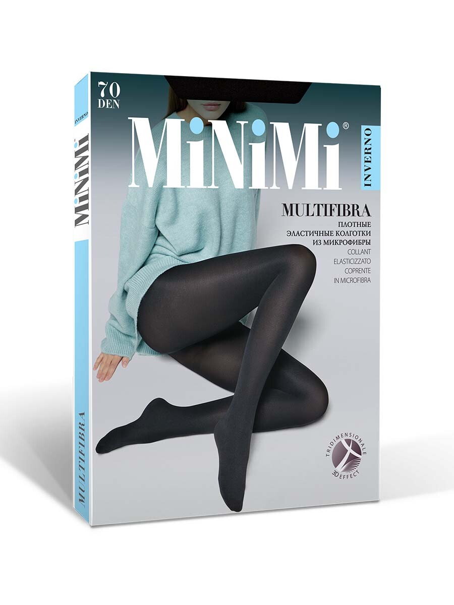 Колготки mini multifibra 70 nero maxi