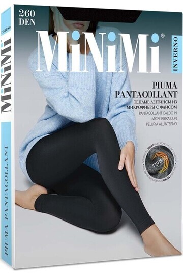 Леггинсы Mini PANTACOLLANT PIUMA 260 Ner