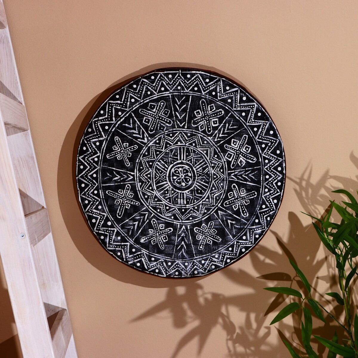 Настенный декор декор настенный зеркальный d 15 см серебро