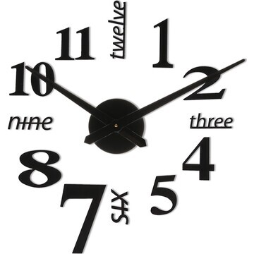 Часы-наклейка, серия: diy, d-120 см, мин