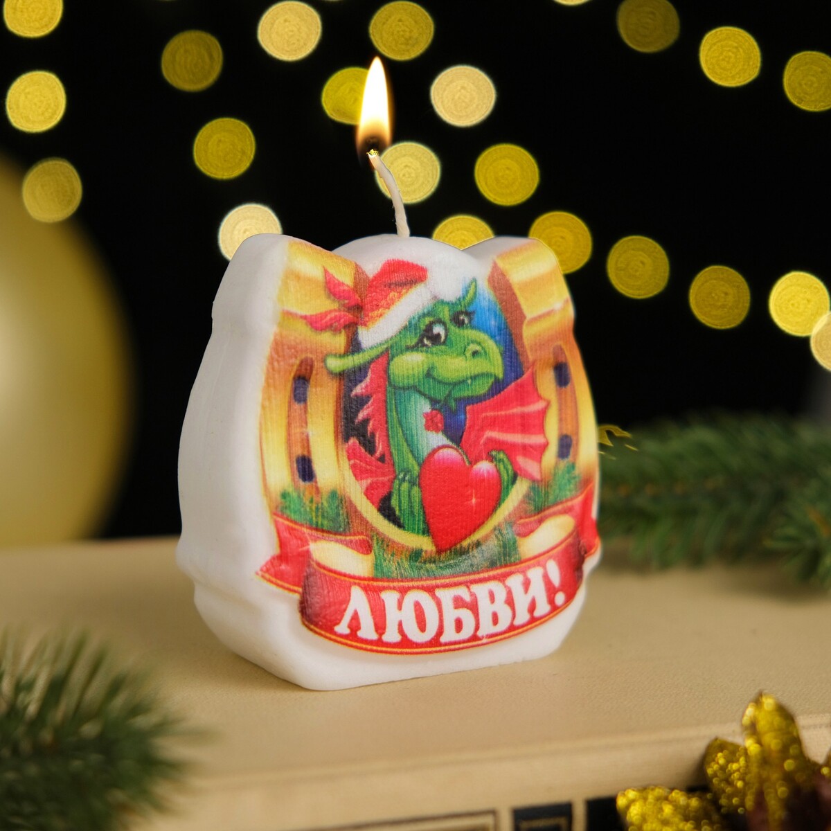 

Свеча-подкова