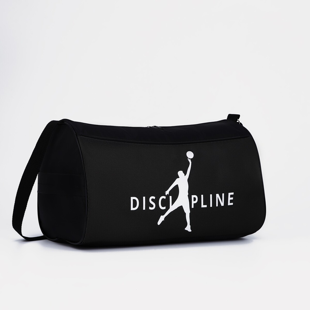 фото Сумка спортивная discipline, наружный карман, 40х21х24см, цвет черный/ хаки nazamok kids