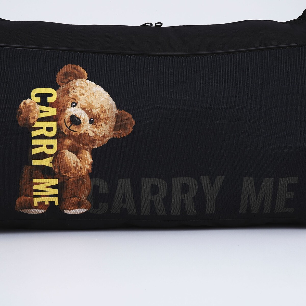 фото Сумка спортивная carry me, 40*21*24 см, цвет черный nazamok kids