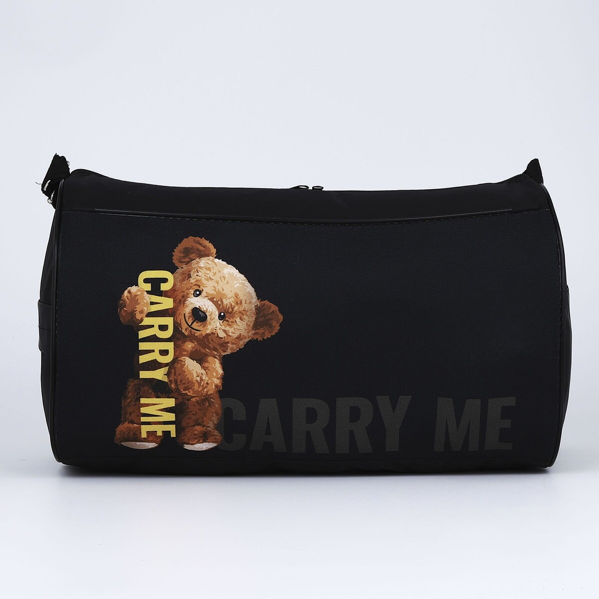 фото Сумка спортивная carry me, 40*21*24 см, цвет черный nazamok kids