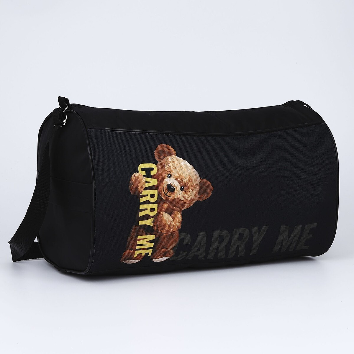 фото Сумка спортивная carry me, 40*21*24 см, цвет черный nazamok kids