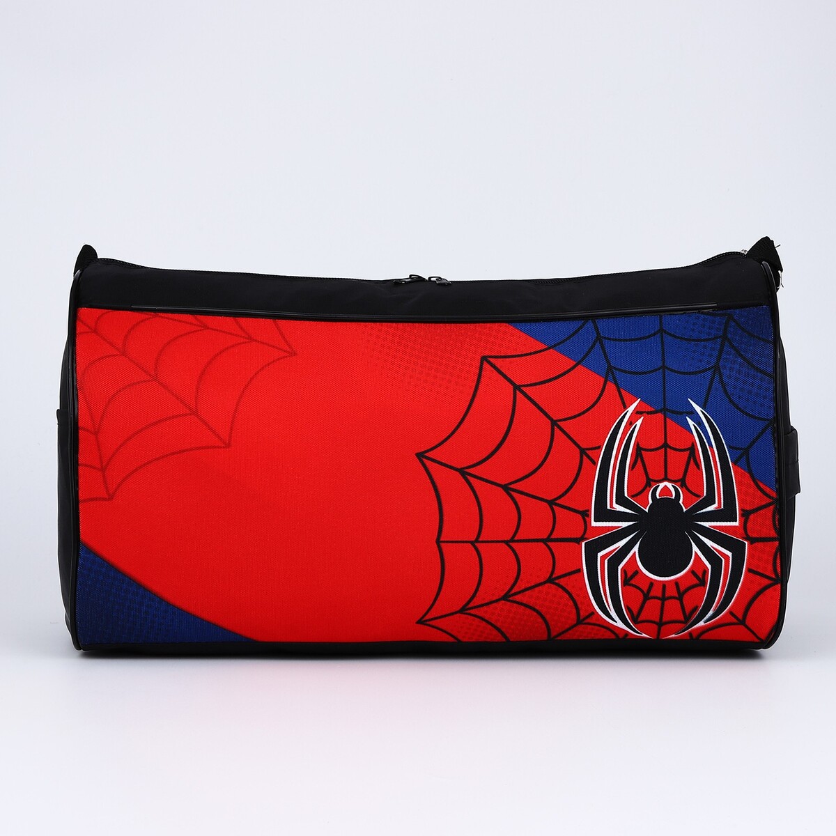 фото Сумка спортивная паук, 40х21х24 см, цвет черный, красный, синий nazamok kids
