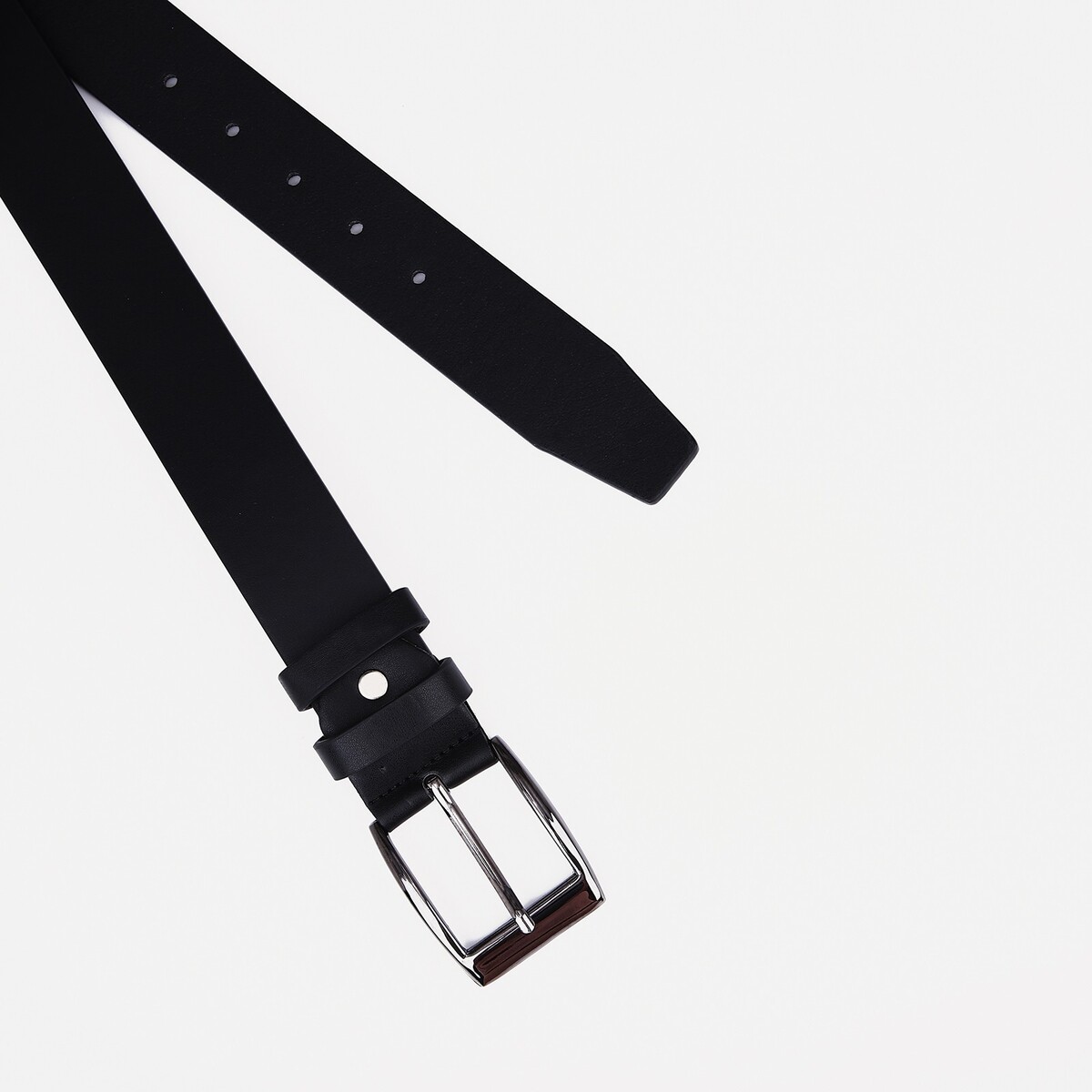 фото Ремень мужской, ширина 4 см, винт, пряжка металл, цвет черный no brand