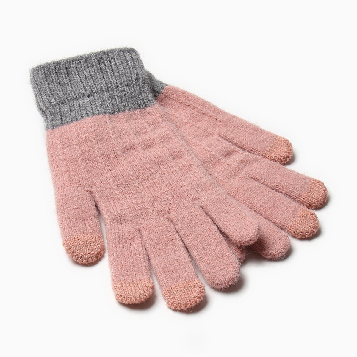 Перчатки MINAKU, цвет розовый