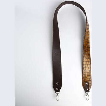 Ремень для сумки textura, цвет коричневы