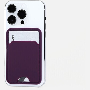 Картхолдер на телефон, цвет фиолетовый