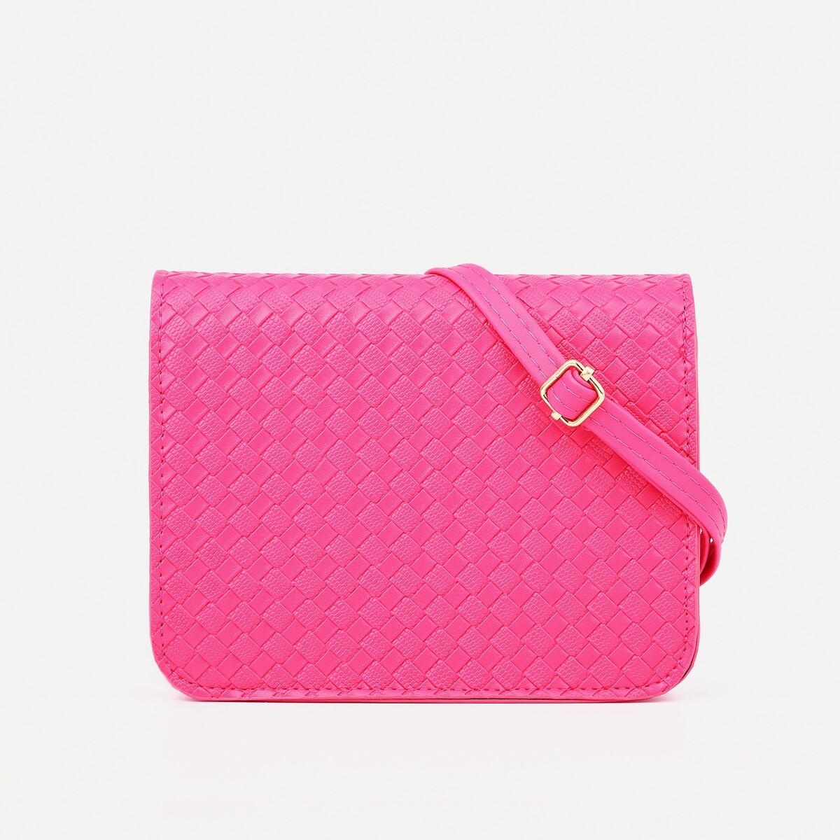 фото Сумка детская на молнии, длинный ремень, цвет малиновый no brand