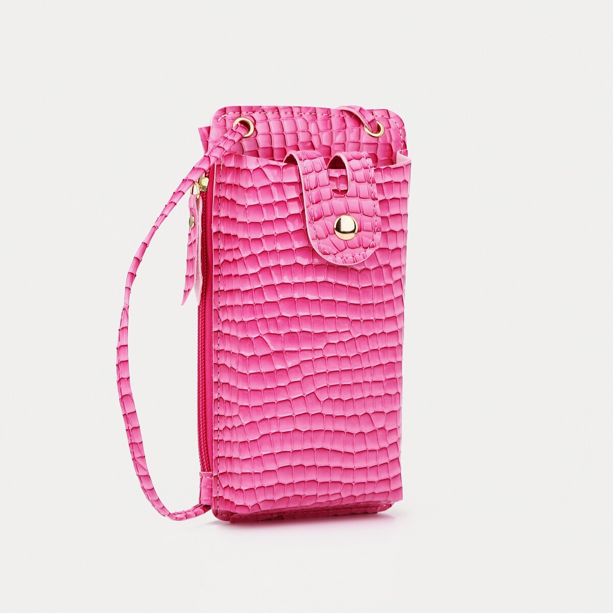 Сумка детская на магните, длинный ремень, цвет розовый сумка спортивная meow 40х24х21 отделение на молнии длинный ремень розовый