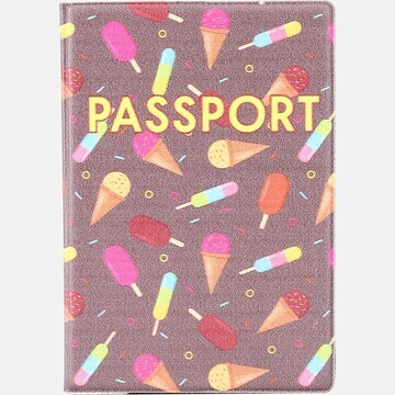 Обложка для паспорта, цвет капучино/разн