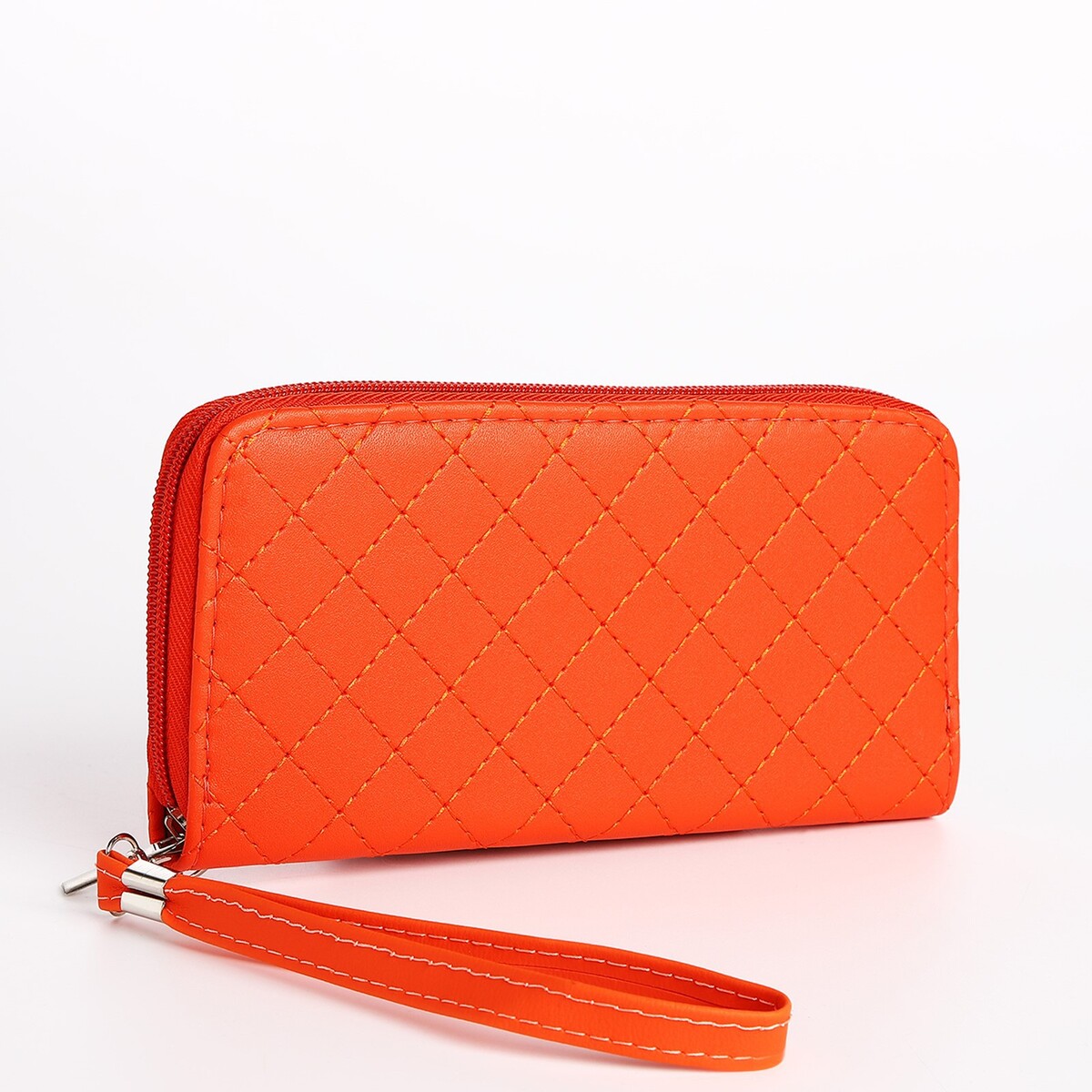 Кошелек женский на молнии, цвет оранжевый сумка для обуви на молнии textura салатовый оранжевый