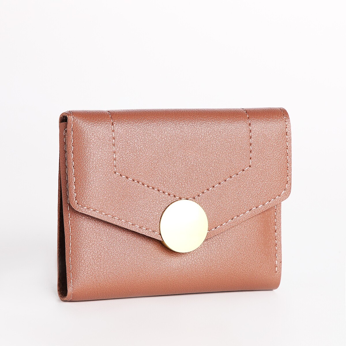 

Кошелек жен 12-01-01 инга, 12*3*9 см, 1 отд, д/карт, д/монет, на кнопке, бежевый