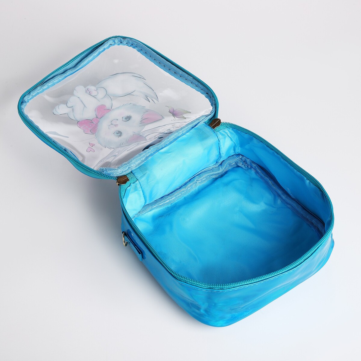 фото Сумка детская на молнии, цвет голубой no brand