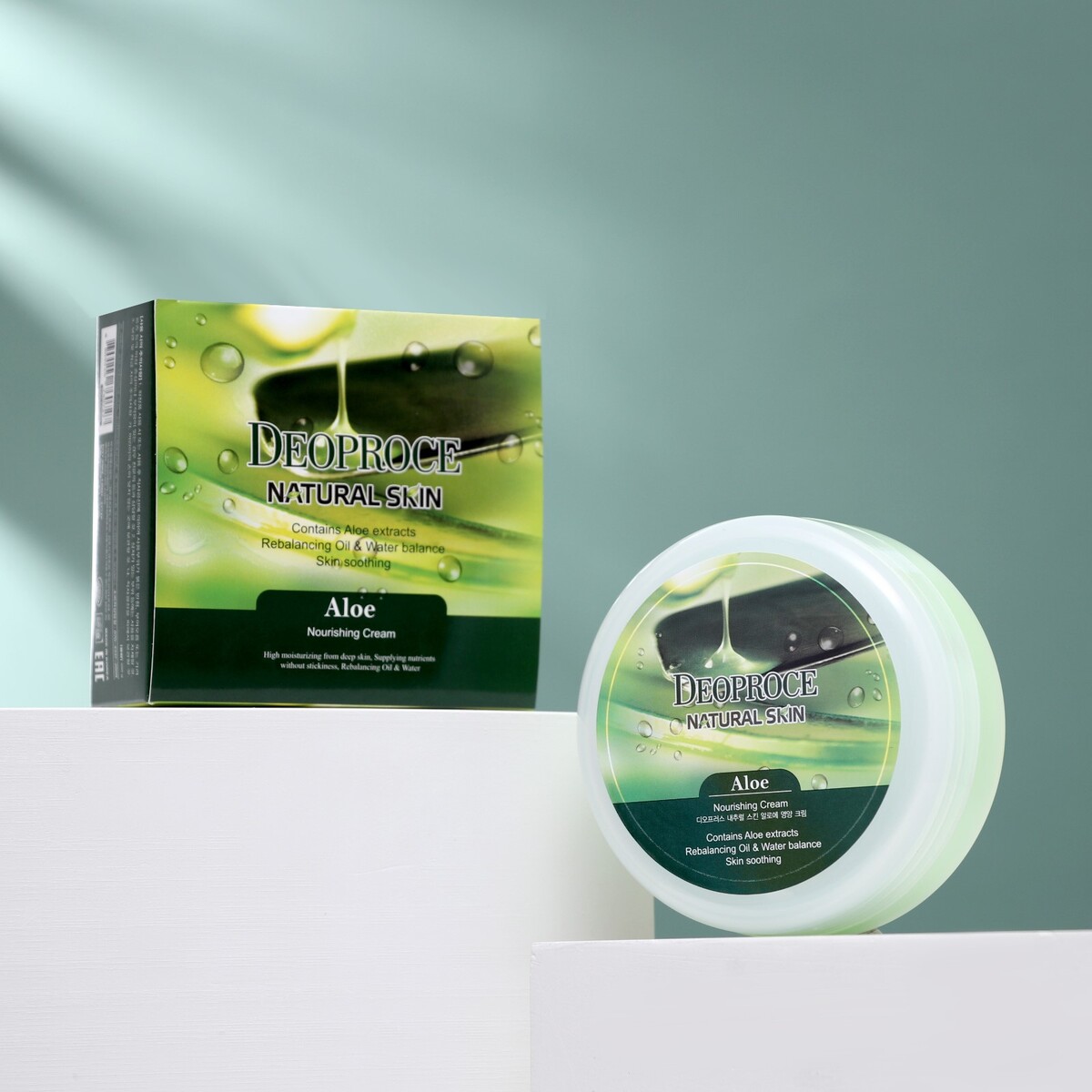

Питательный крем для лица deoproce, с экстрактом алоэ, 100 г