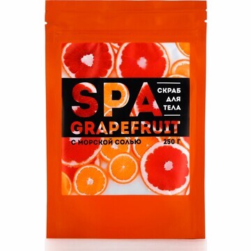 Скраб для тела соляной spa grapefruit, 2