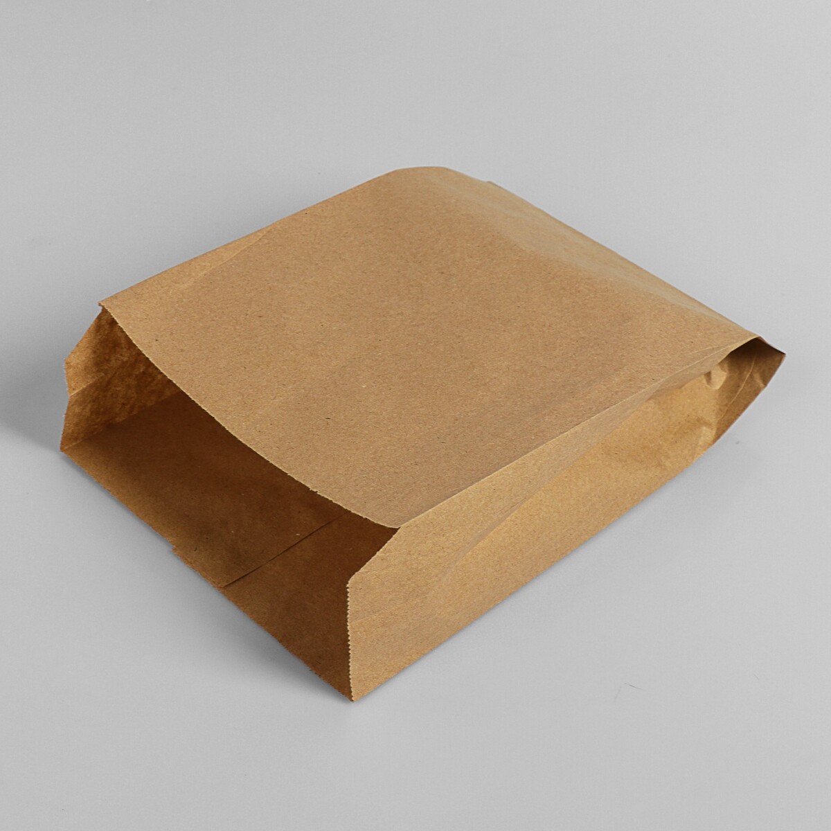 Пакет бумажный фасовочный, крафт, v-образное дно 25 х 17 х 7 см, набор 100 шт No brand