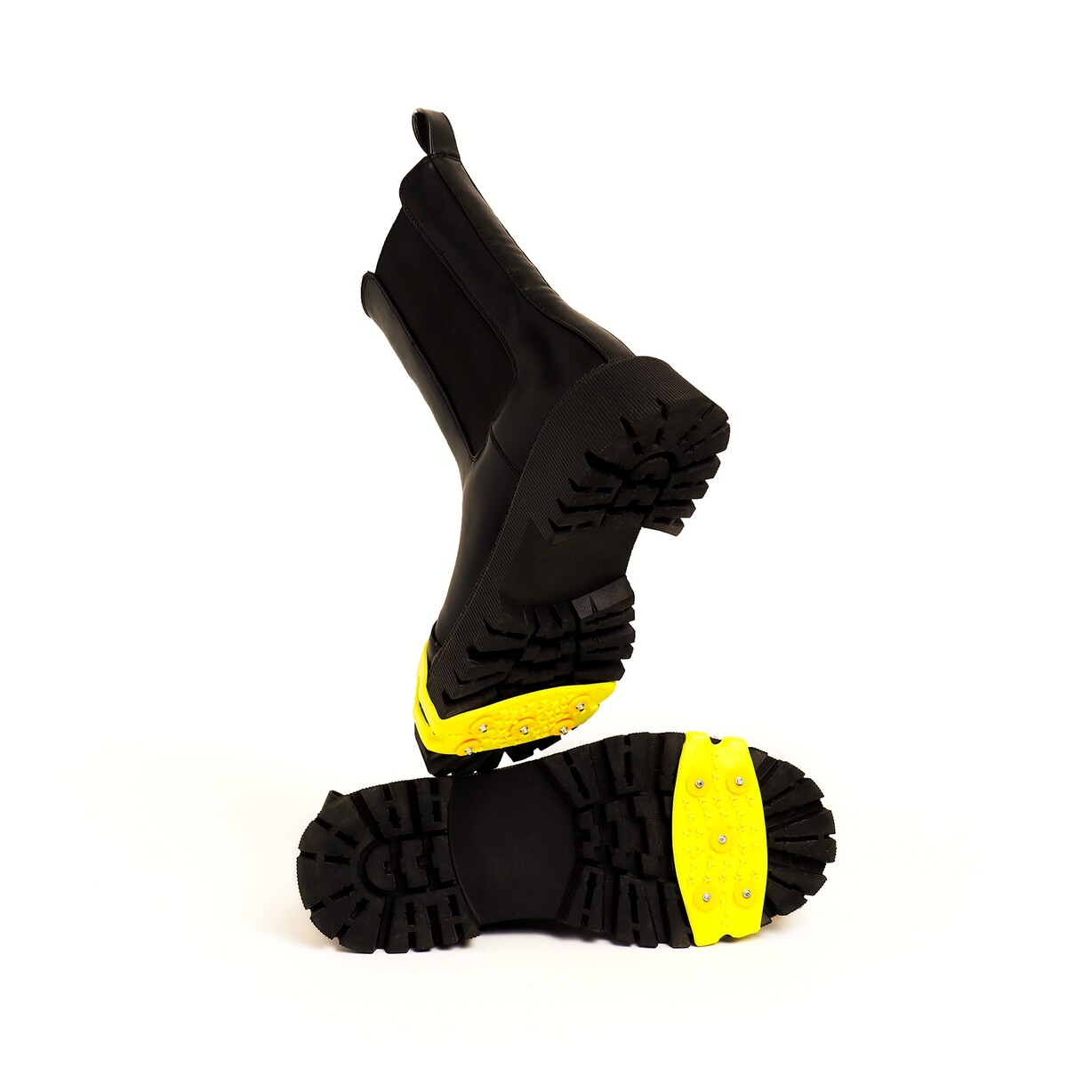 Шипы для обуви на толстой резине 5 шипов, универсальные, желтые No brand 05609999 - фото 1