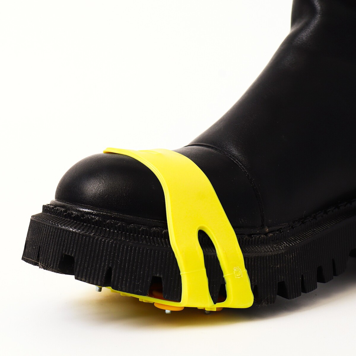 Шипы для обуви на толстой резине 5 шипов, универсальные, желтые No brand 05609999 - фото 4