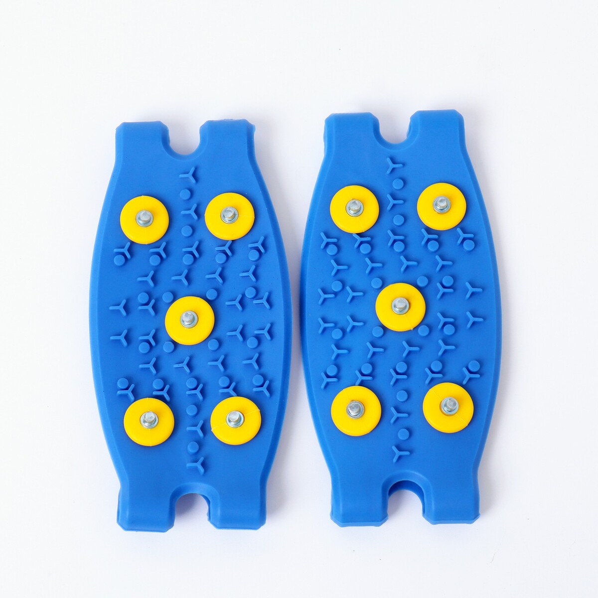 Шипы для обуви на толстой резине 5 шипов, универсальные, синие No brand 05610000 - фото 5