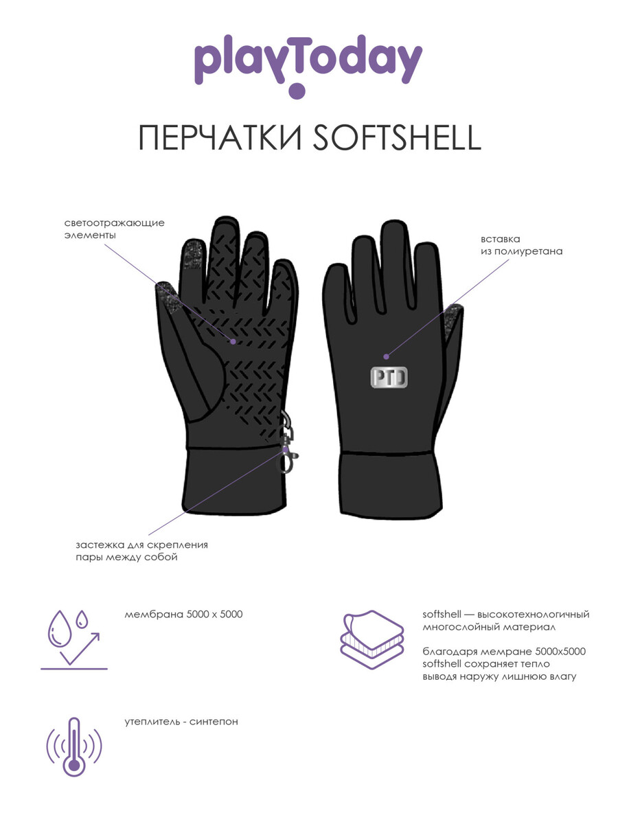 

Перчатки, Фуксия