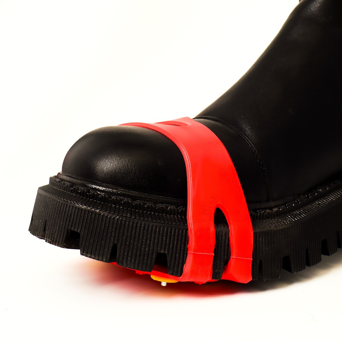 Шипы для обуви на толстой резине 5 шипов, универсальные, красные No brand 05624039 - фото 4