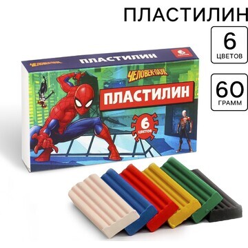 Пластилин 6 цветов 60 г