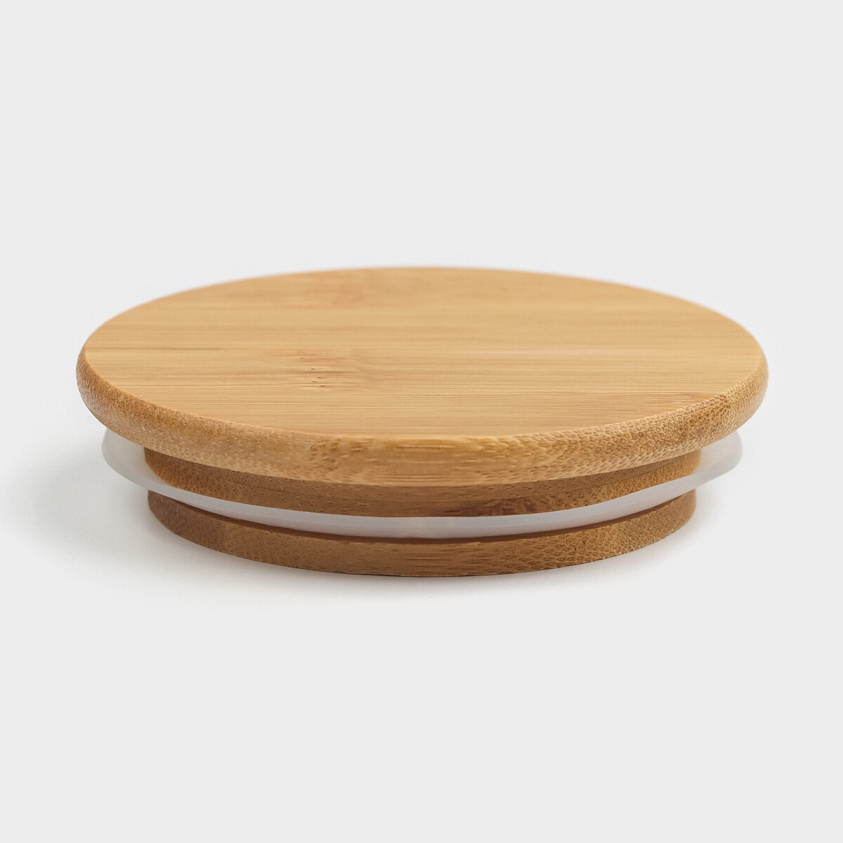 Крышка для емкостей доляна d=8,8 см (7 см), бамбук масленка сырница доляна бамбук