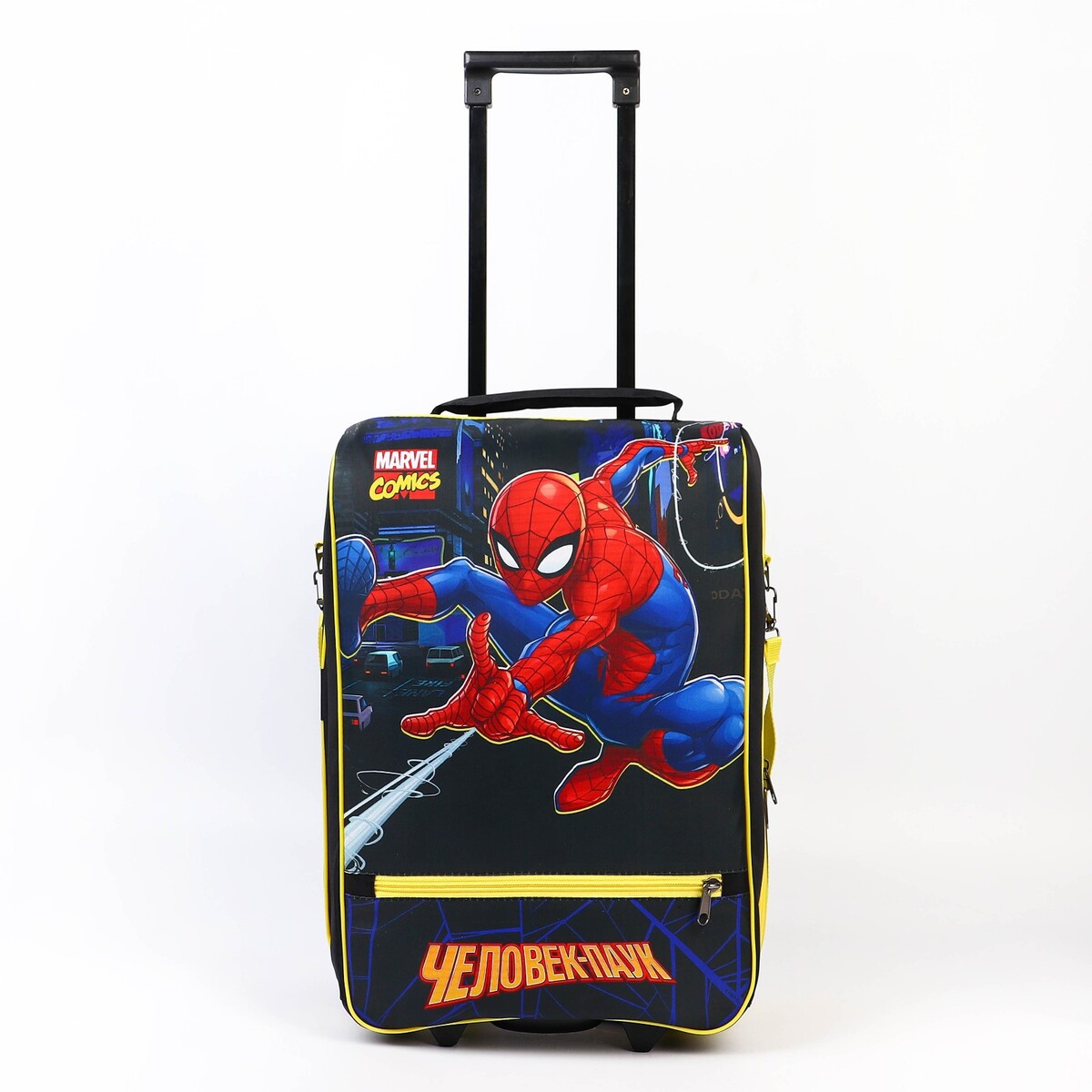 

Чемодан малый marvel comics человек-паук 32*23*42 см, отд на молнии, н/карман, Разноцветный;черный