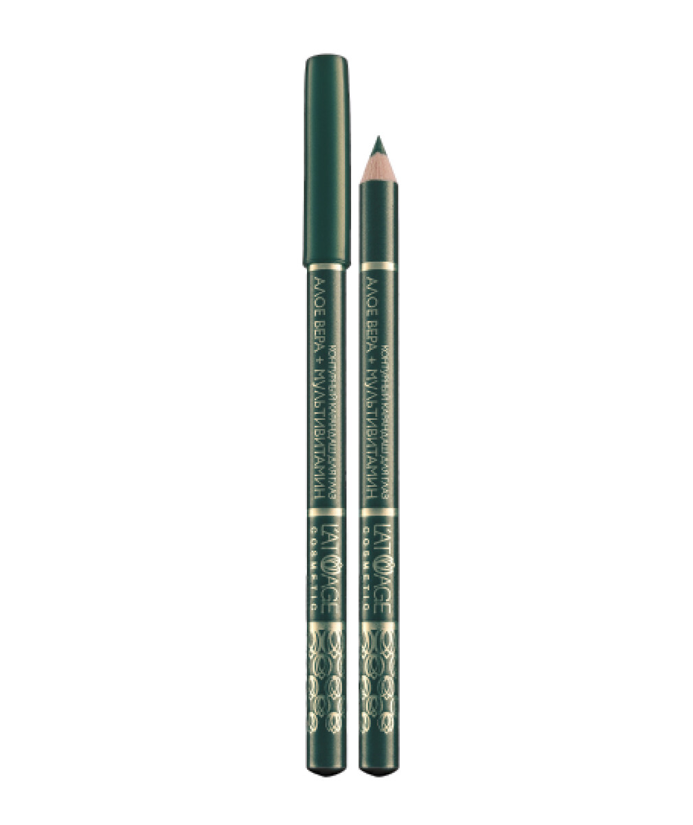 Контурный карандаш для глаз latuage cosmetic №42 (изумрудный)