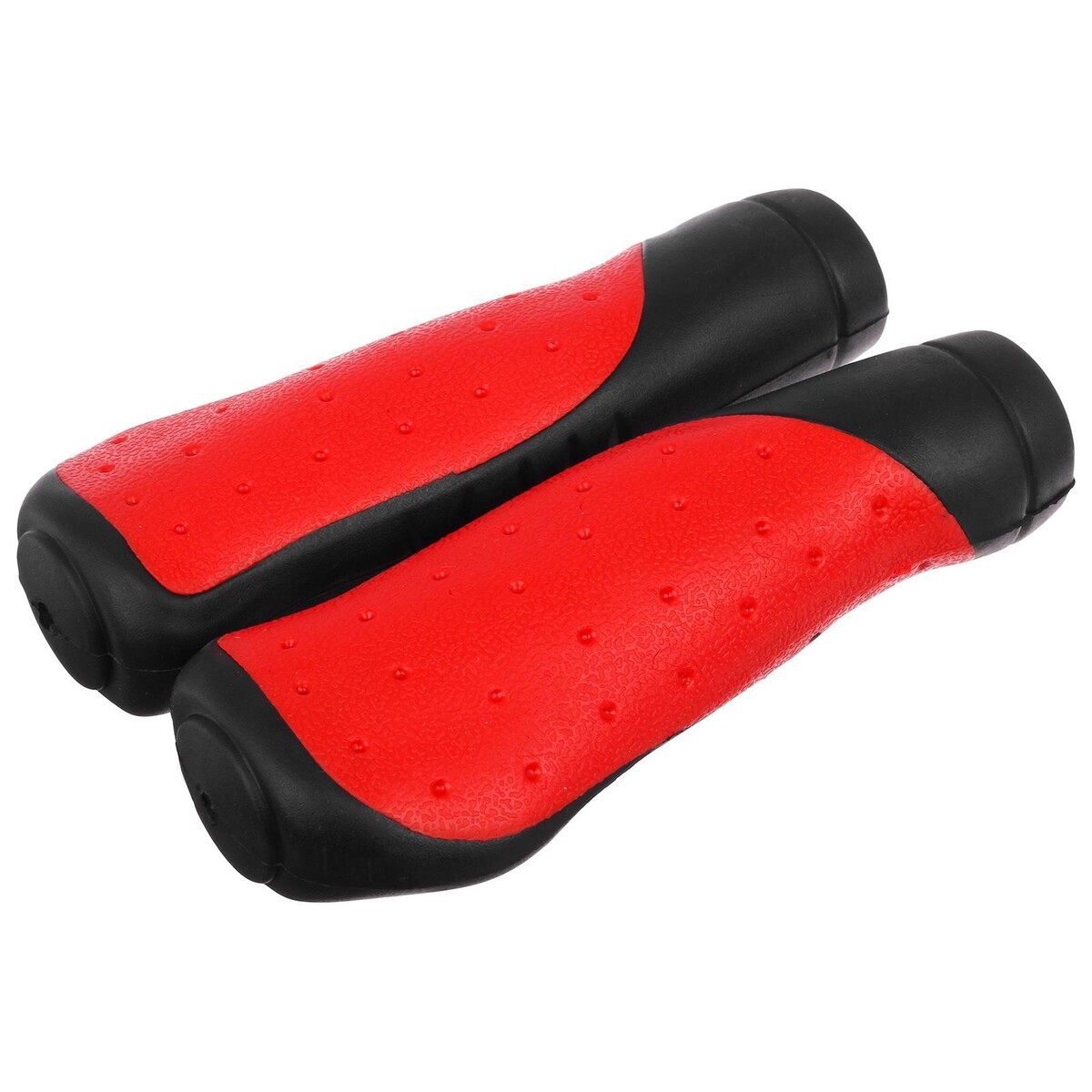 фото Грипсы dream bike, 130 мм, анатомические, цвет черный/красный