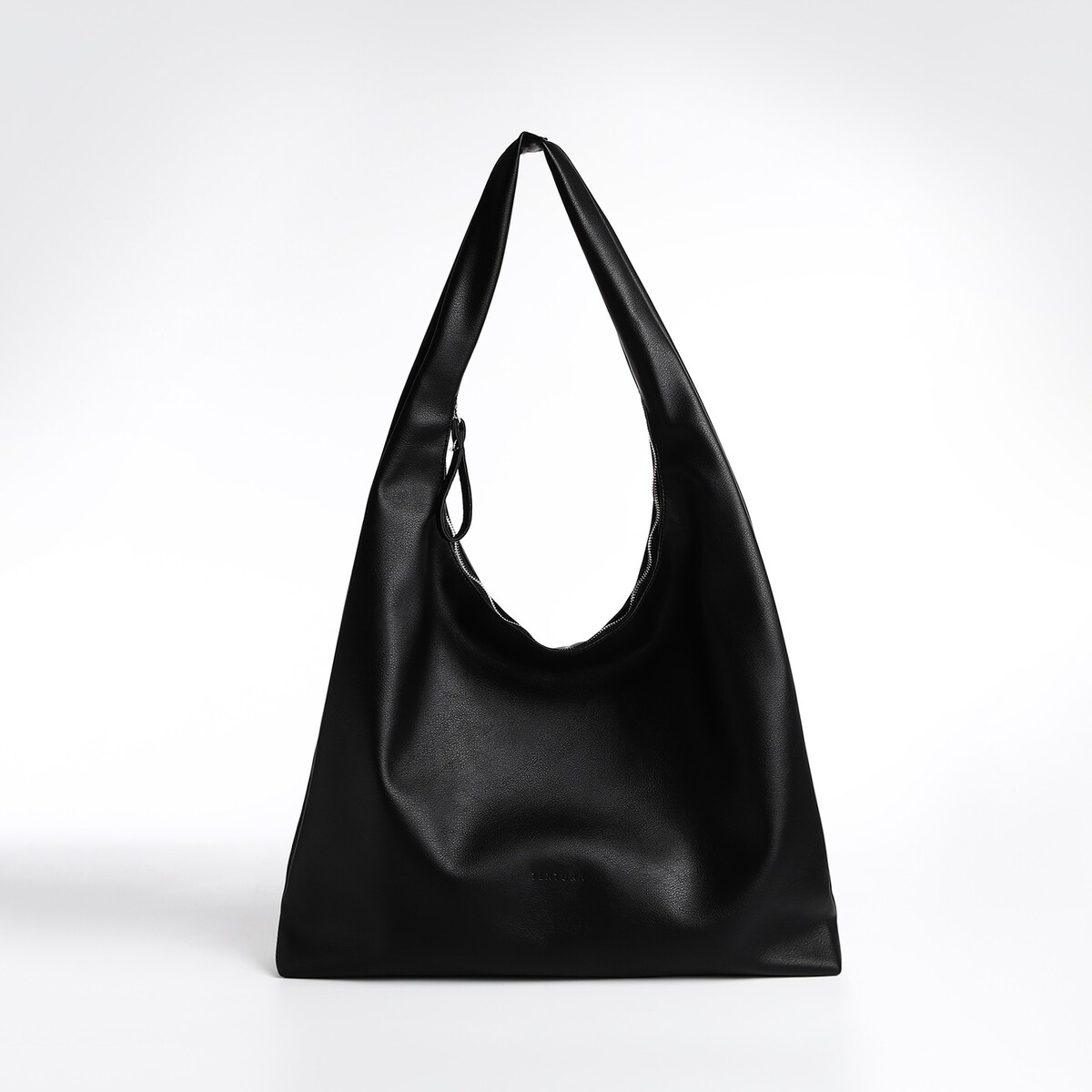 Сумка женская textura, мешок, большой размер, цвет черный кресло мешок орбита размер 45x100 см оранжевый велюр