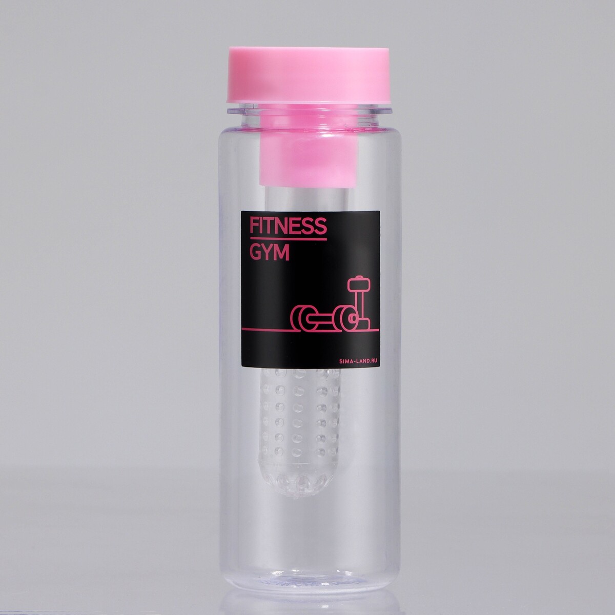 Бутылка для воды fitness, 500 мл велотренажер oxygen fitness satori rb hrc