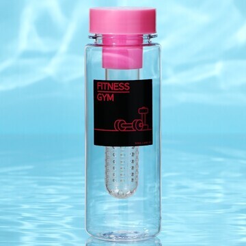 Бутылка для воды fitness, 500 мл